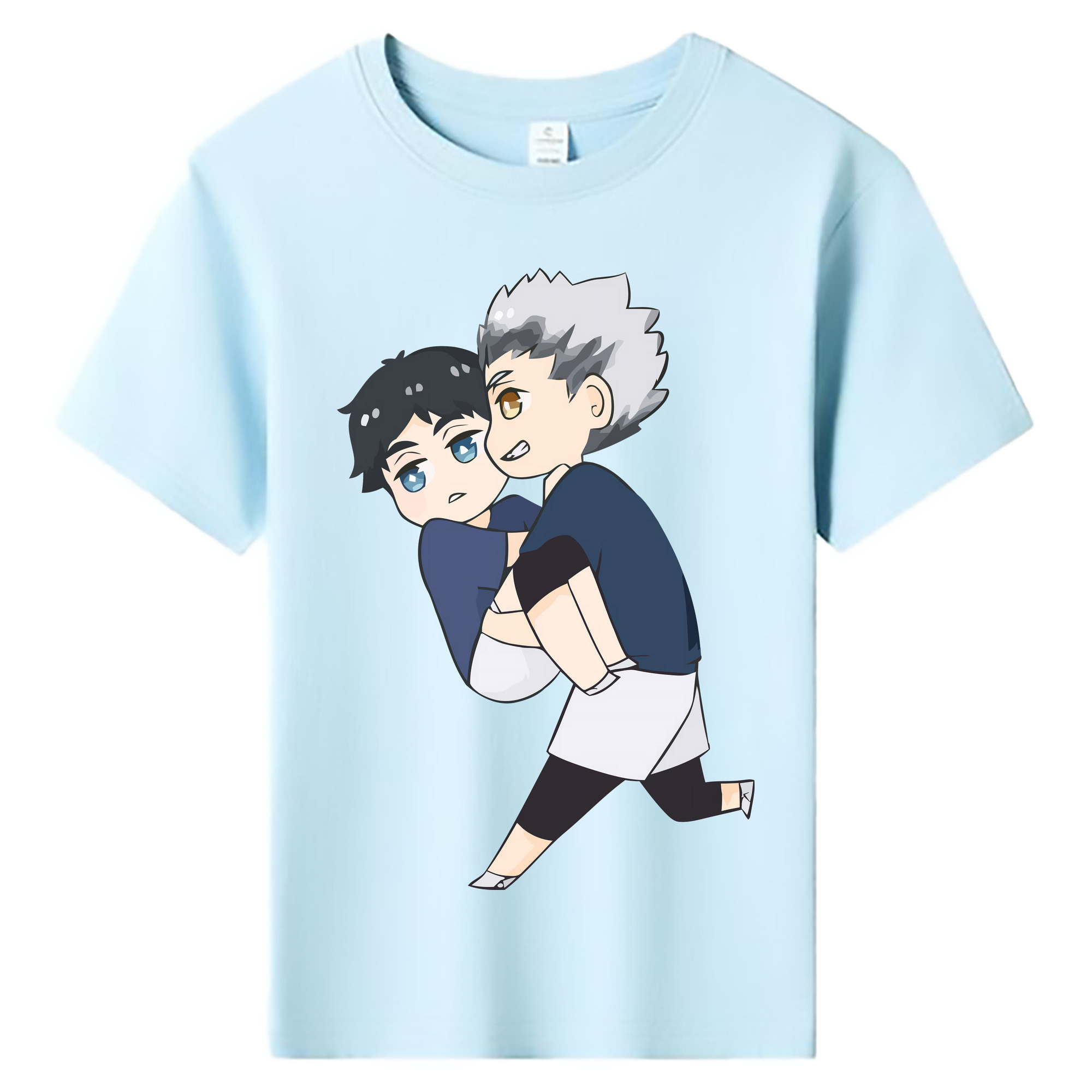 （画像用） ハイキュー!! Haikyu!! 綿100％キッズTシャツ（フロントプリント）